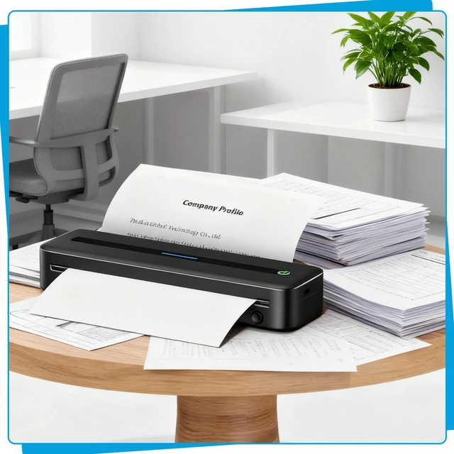 Alt view image 5 of 7 - 400 Sheets Thermal Printer Paper 8.5 x 11 Inch US Letter Size Safe BPA-Free Compatible with Most Portable Printers M08F-Letter M832 M834 and MT800, Delivers Sharp Waterproof Oil-proof and Anti-scratch