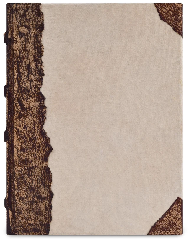 Alt view image 2 of 7 - Journal Exposed Spine, Brown 10x7. Antique Deckle Edges Watercolor Paper - Book of Shadows/Spell-Writing Notebook Sketchbook for Women and Men-10''x7'', Vintage