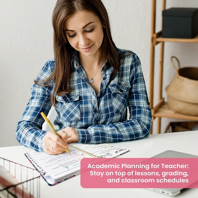 Alt view image 7 of 7 - Planner 2026-2027, Monthly & Weekly Jul 2026-Jun 2027 Calendar Planner 6.3" x 8.5", Hardcover Academic Organizer with Tabs, Pretty Calendar Book for Women, Students, Teachers, Garden Picnic