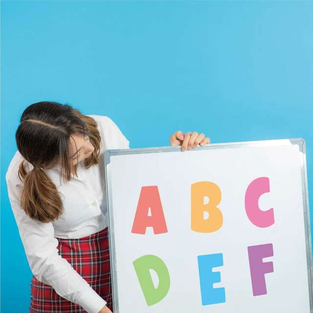 Alt view image 4 of 7 - Letter Stickers 351 Pieces 4 Inch Bulletin Board Letters Alphabet Cutout Letter for Bulletin Board Display Home Classroom School Decor(Colorful) (Pack of 4)