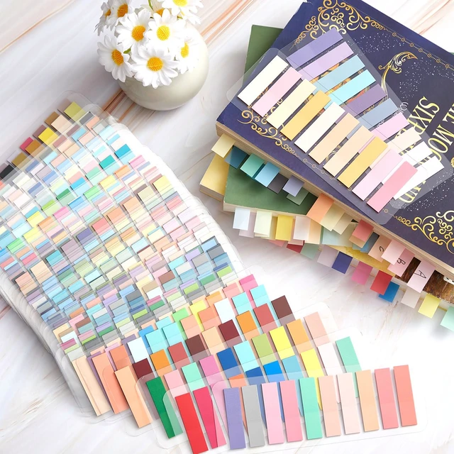 Alt view image 3 of 7 - 9600 Pcs Annotation Tabs, 48 Colors Writable Sticky Tabs for Book Vintage Colors Tabs Feature a Transparent Writable Design for Annotating Books, Bible Pages, Journals and Study Notes
