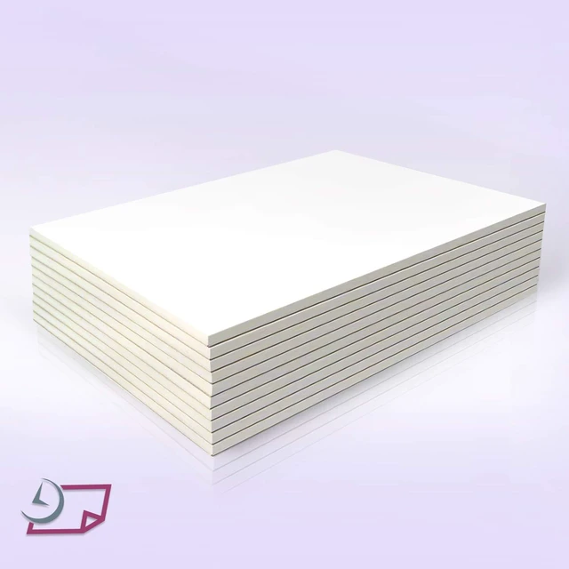 Alt view image 2 of 6 - 8.5 x 14 Memo Pad, 50 Sheets Per Pad, 10 Pads Legal Size Scratch Paper for Schools, White, Unlined, Writing Notes, Do Lists, Servers, Note Book No Lines, Made in USA