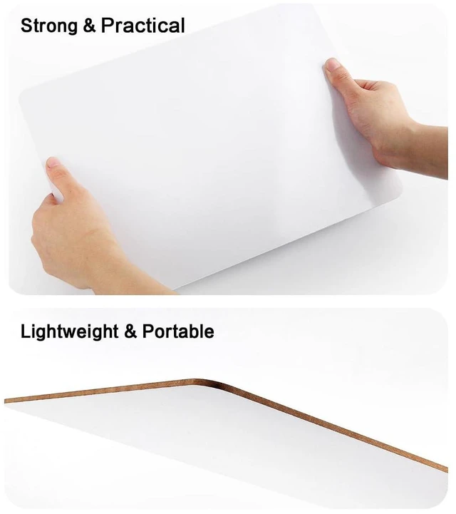Alt view image 5 of 7 - Dry Erase Lapboards, 32 Pack Double Sided Dry Erase Lap Boards 9 x 12.5 Inch Small Dry Erase Boards for Students Classroom Teacher Supplies