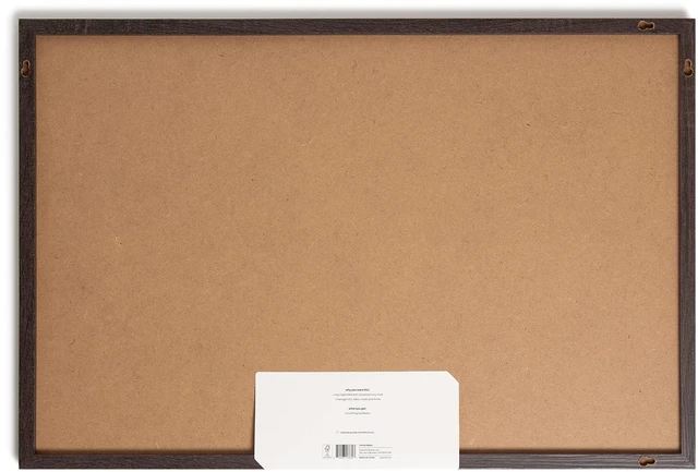 Alt view image 6 of 7 - Magnetic Dry Erase Board White Board, 20" x 30" Inches, Black Wood Frame (3880U00-01)