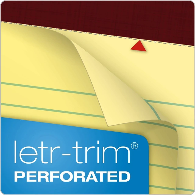 Alt view image 4 of 6 - Legal Pads, 6 Pack, Premium Docket Gold Note Pads, 50 Legal Ruled 8.5 x 11 Sheets, Thick Canary Yellow Paper with Extra Hard Back, Proudly Made in the USA