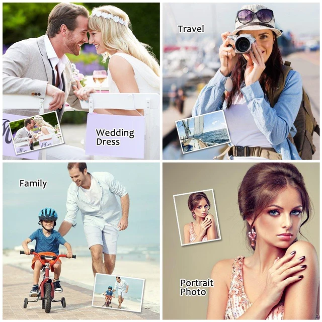 Alt view image 7 of 7 - 100 Sheets Thin Matte Presentation Paper Photo Double Sided 8.5x11 38lb 140gsm Printable on Both Sides Brochure Photos Picture Poster Playbill Flyer 6.5 Mil Coated for laser and Inkjet Printer