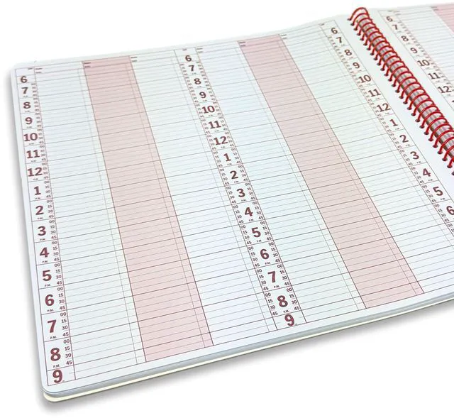 Main image of Notebooks Appointment Book - Large 12.75" x 13.5" Undated Planner for Daily Scheduling - 6 Column Professional Daily Planner Undated for Office, Home, or Salon Use