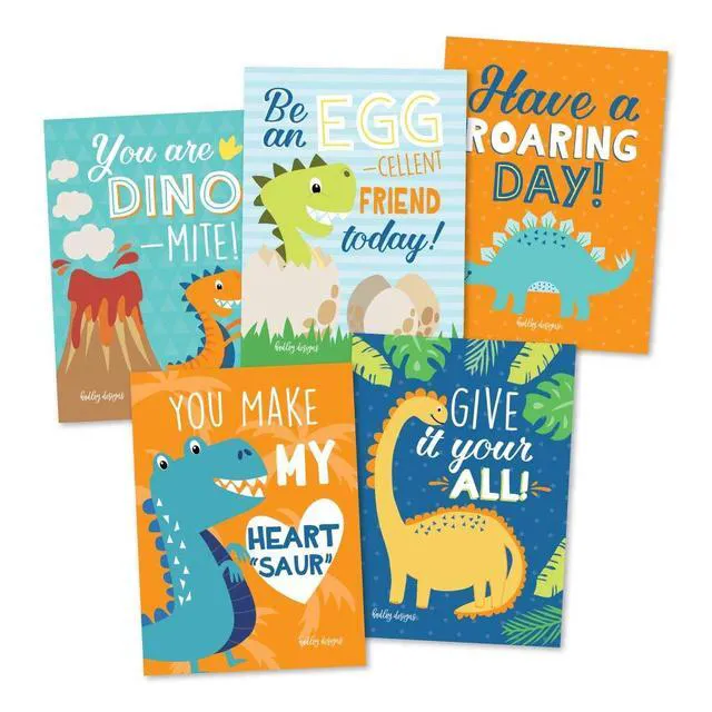 Alt view image 3 of 6 - 25pcs Lunch Box Notes for Kids, Lunchbox Cards with Positive Affirmations Dinosaur Inspirational and Encouragement Lunchbox Note for Girls and Boys, Kindergarten Back to School Kids Lunch Accessories