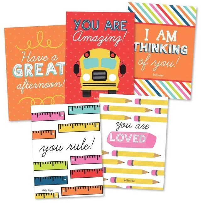 Alt view image 2 of 6 - 25pcs Lunch Box Notes for Kids, Lunchbox Cards with Positive Affirmations Colorful Inspirational and Encouragement Lunchbox Note for Girls and Boys, Kindergarten Back to School Kids Lunch Accessories