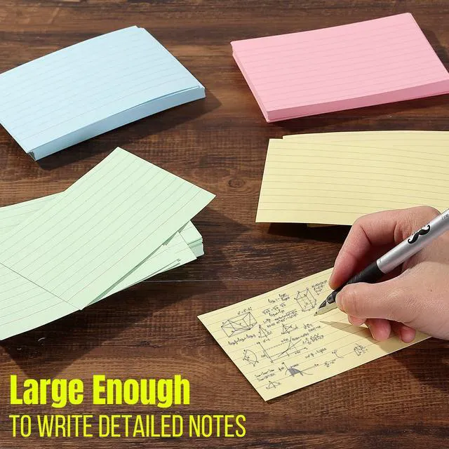 Alt view image 5 of 7 - Pastel 3" x 5", 180 Lined Index Cards, Note Cards, Flash Cards (Pack of 2)