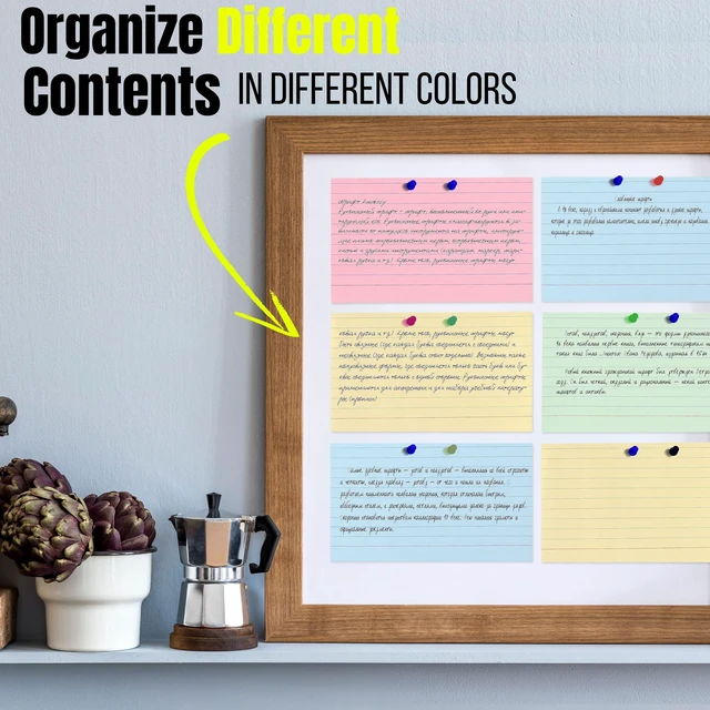 Alt view image 4 of 7 - Pastel 3" x 5", 180 Lined Index Cards, Note Cards, Flash Cards (Pack of 2)