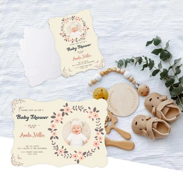 Alt view image 5 of 7 - 100 Pack Blank 5x7 Invitations with Envelopes 5 x 7 Postcards and A7 Envelopes Self Seal for Wedding, Graduations, DIY Cards, Thank You Cards & All Occasion