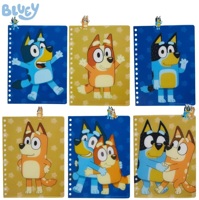 Alt view image 4 of 7 - Bluey Tab Journal Notebook, Spiral Bound, 144 Lined Pages, 8 x 7 inches, Blue