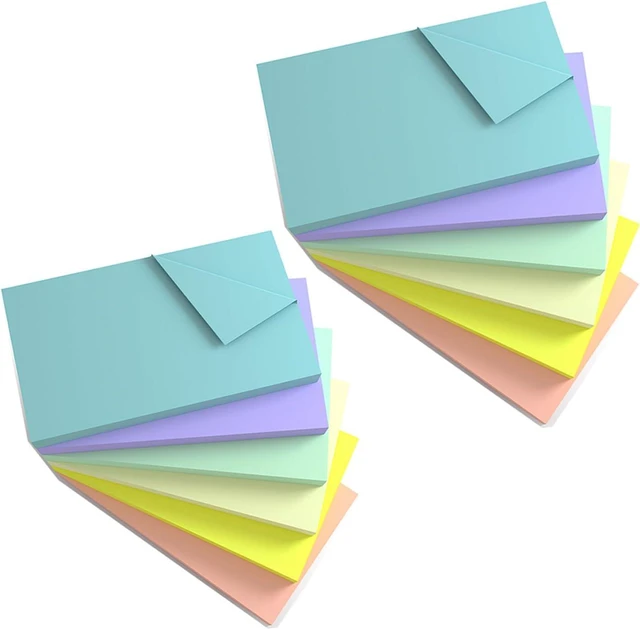 Main image of 960 Sheets 3x5 Inches Large Sticky Notes,Self-Stick Post Stickies Colorful Super Sticking Power Memo Pads for Teacher Supply,School and Office
