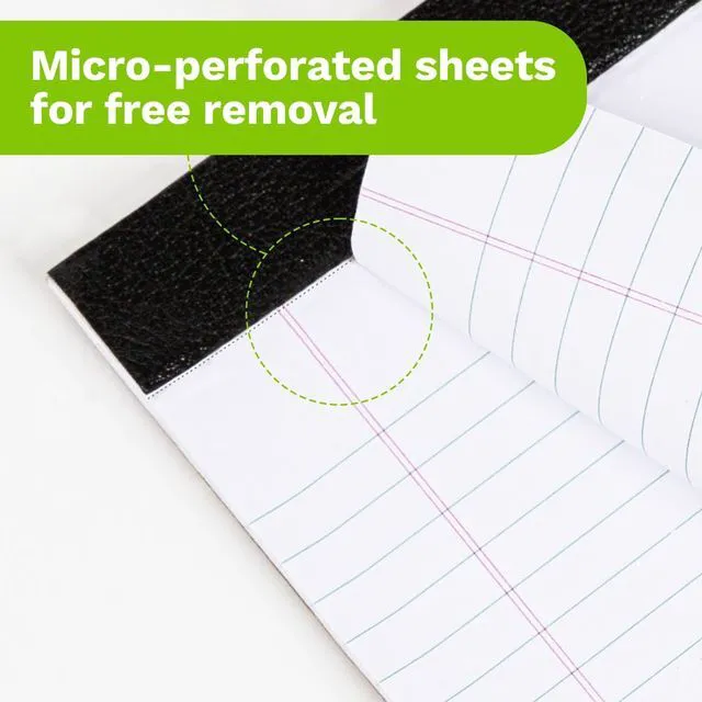 Alt view image 3 of 7 - Legal Pads 8.5 x 11-50 Sheets Notepad, 12 Pack White Lined Notepads White Lined Notepads 8.5 x 11 Wide Ruled, Perforated Writing Pads Letter Size for Office, School, College