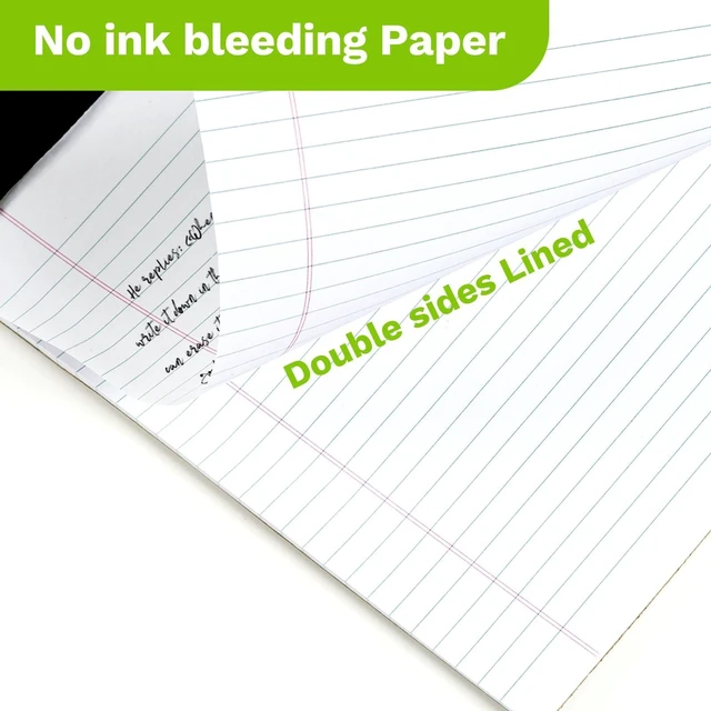 Alt view image 4 of 7 - Legal Pads 8.5 x 11-50 Sheets Notepad, 12 Pack White Lined Notepads White Lined Notepads 8.5 x 11 Wide Ruled, Perforated Writing Pads Letter Size for Office, School, College