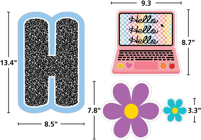 Alt view image 7 of 7 - Cool for School Happy Youre Here Bulletin Board (TCR9303)