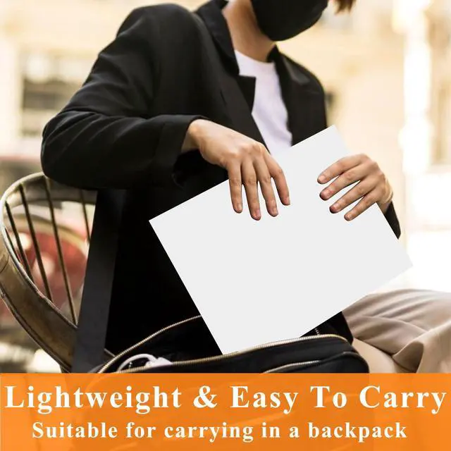 Alt view image 6 of 6 - 100Pcs White Folders with Pockets and Business Card Holder,2 Pocket Folders for School,Home or Office,Durable Heavy Duty File Folders