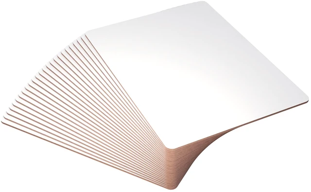 Main image of Dry Erase Lapboards - Student Single Sided Whiteboards - 25 Pack - 9" x 12"