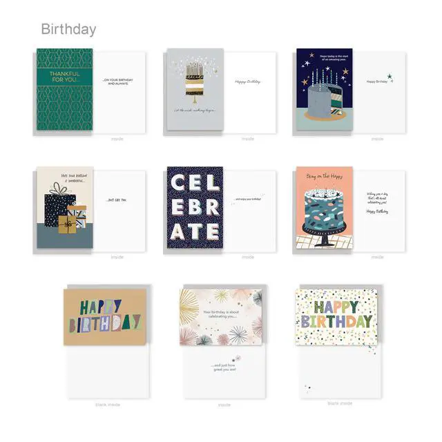 Alt view image 5 of 7 - 65-Count All-Occasion Card Pack, Assorted Celebration Designs