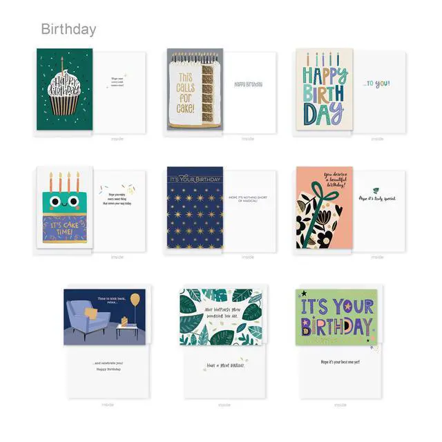 Alt view image 4 of 7 - 65-Count All-Occasion Card Pack, Assorted Celebration Designs