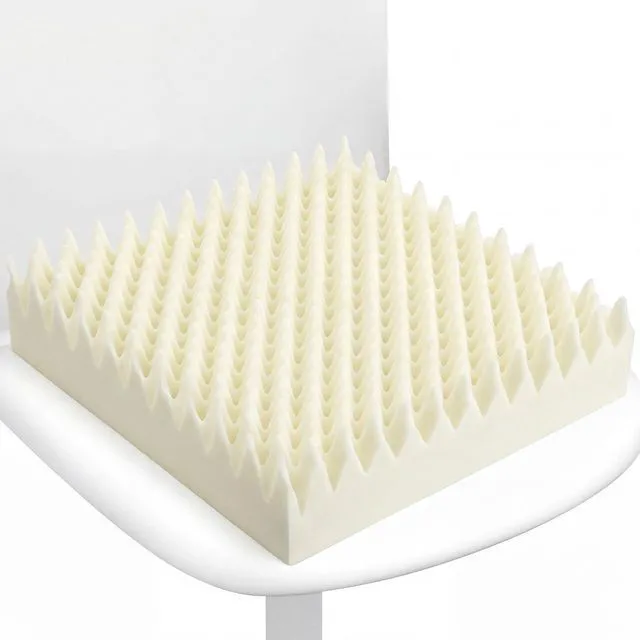 Main image of 1 Pcs Egg Foam Pad Eggs Chair Cushion to Relieve Back Foam Christmas Seat Cushion Chair Accessories Pad for Office Recliner Wheelchair Home Car (Egg,Beige)