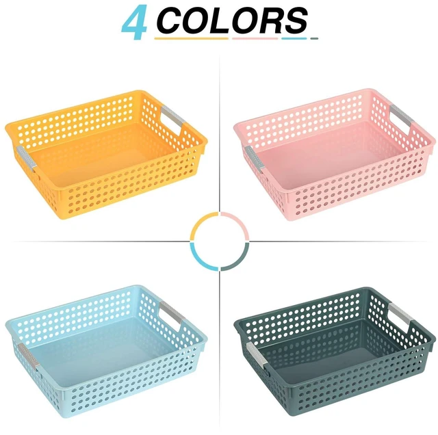 Alt view image 4 of 7 - 4Pcs Classroom Organization and Storage Paper Tray Holds,Holds 4A Paper Paper Trays for Classroom Toy,Crayons,Handicrafts Storage,Also for Library, Drawers, Office, Kitchen, Bathroom