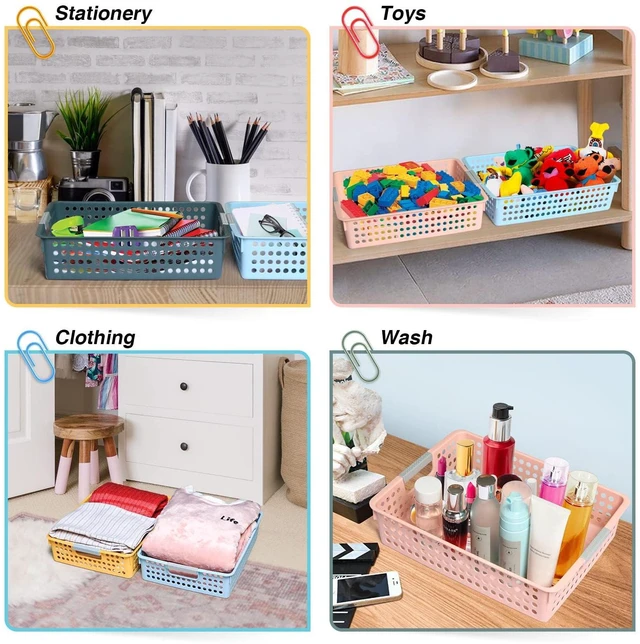 Alt view image 7 of 7 - 4Pcs Classroom Organization and Storage Paper Tray Holds,Holds 4A Paper Paper Trays for Classroom Toy,Crayons,Handicrafts Storage,Also for Library, Drawers, Office, Kitchen, Bathroom