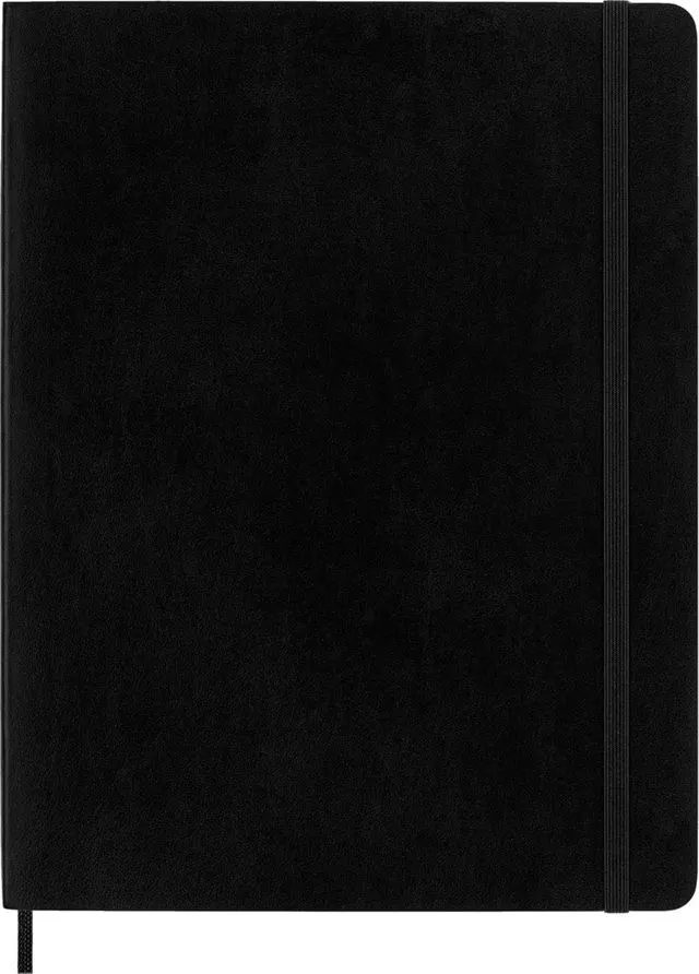 Alt view image 2 of 7 - Classic Notebook, Extra Large, Ruled, Black, Soft Cover (7.5 x 10)