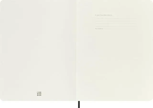 Alt view image 4 of 7 - Classic Notebook, Extra Large, Ruled, Black, Soft Cover (7.5 x 10)