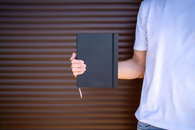 Alt view image 7 of 7 - Classic Notebook, Extra Large, Ruled, Black, Soft Cover (7.5 x 10)