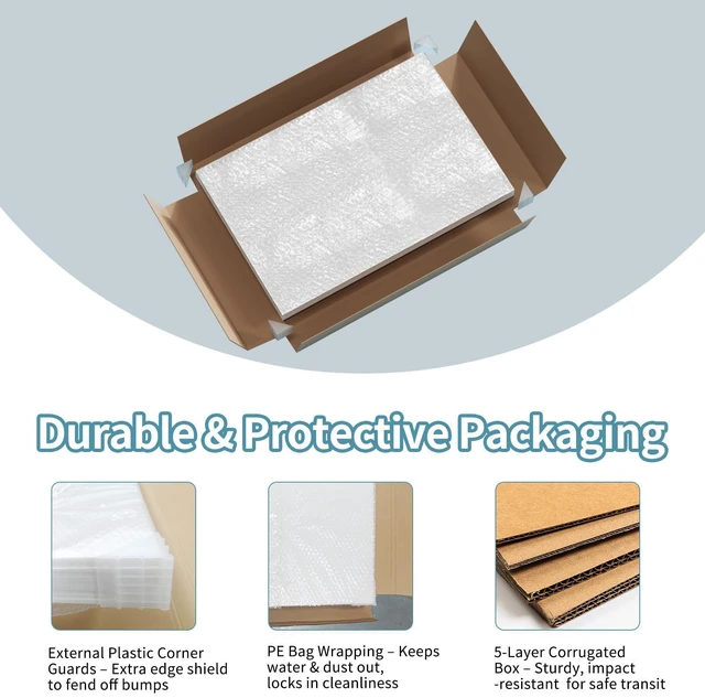 Alt view image 4 of 7 - 4 Pack Foam Board 30"x40", 0.23 Inch Thickness White Poster Board, Double-Sided Acid-Free Foam Core Board, Large Lightweight Polystyrene Mat Board for Painting, Display, Craft & School Projects