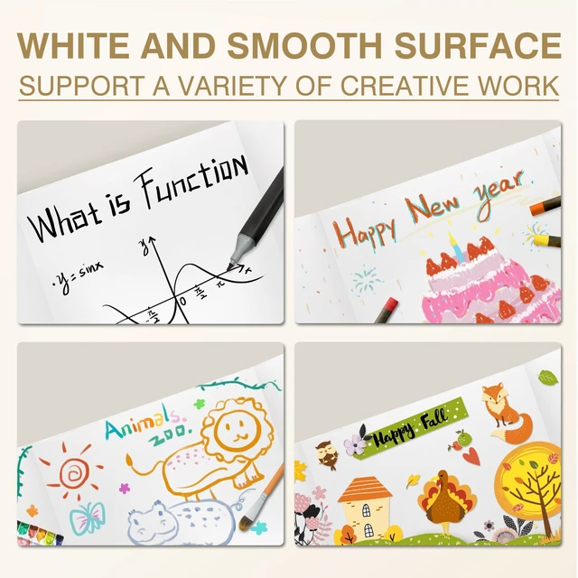 Alt view image 4 of 7 - 36x48 Large Size Corrugated Trifold Poster Boards, White, 4 Pack Made of Thickened Corrugated Cardboard, Portable, Lightweight