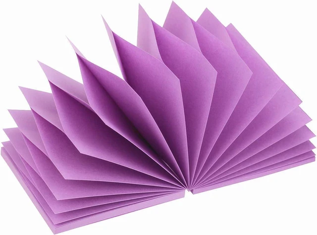 Alt view image 2 of 7 - Pop Up Sticky Notes, 3x3 in, 12 Pads, 6 Colors, 100 Sheets/Pad refillable design, repositionable adhesive, ideal for office, school, and home use