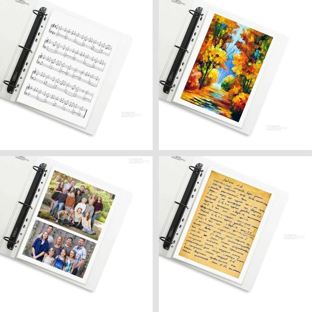 Alt view image 3 of 6 - Sheet Protectors, Clear Plastic Sleeves, 9.25 x 11.25 in, 500 Sheets