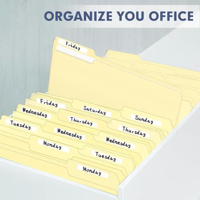 Alt view image 6 of 7 - Colored File Folders, 220 Pack 1/3 Cut Tab File Folder, Manila Colored Manila Folder With Tabs for Filing and Organization, Letter Size, 1/3 Cut Tab, Sturdy with Tabs for Office Classroom
