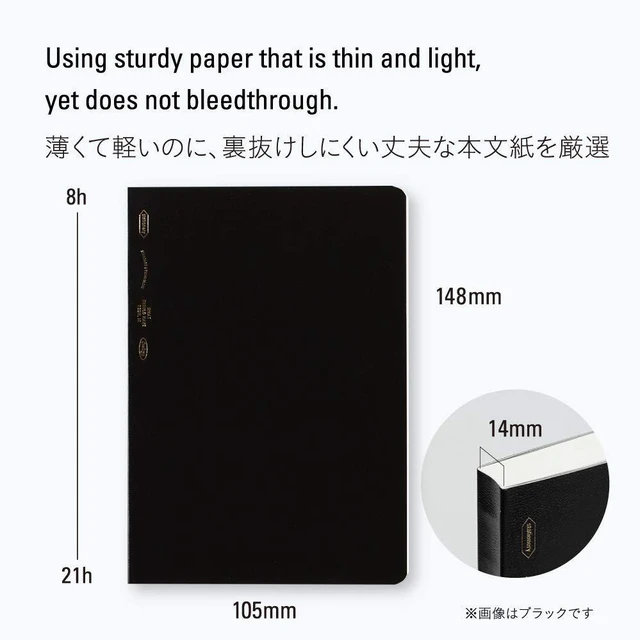 Alt view image 3 of 7 - STALOGY S4112 365 Days Notebook, A6 Red