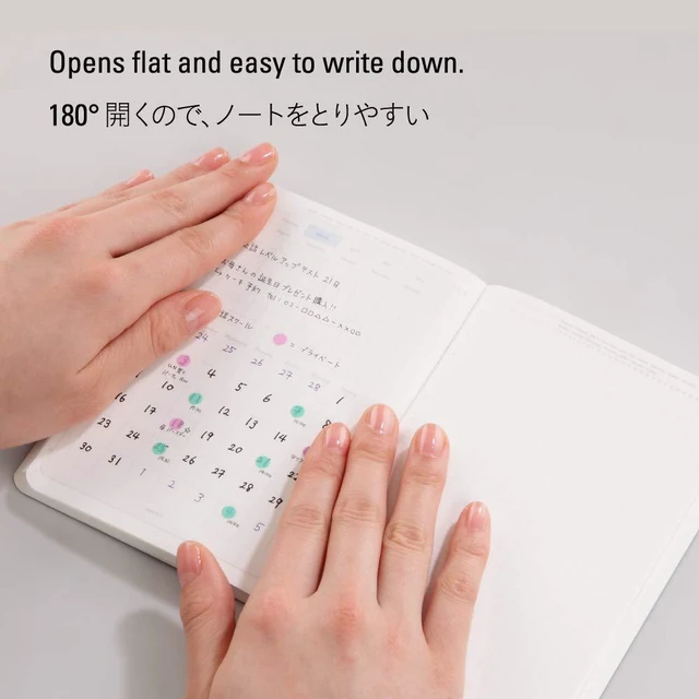 Alt view image 5 of 7 - Nitoms S4122 STALOGY Notebook, B6, Squared, 365 Days Notebook, Yellow