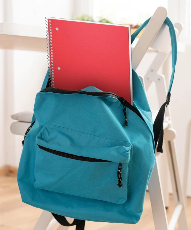 Alt view image 7 of 7 - 3-Subject Spiral Notebook, Wide Ruled, 150 Sheets, Red 3 Subject Sections, Wide Ruled Pages, 150 Sheets, Durable Covers, 3-Hole Punched
