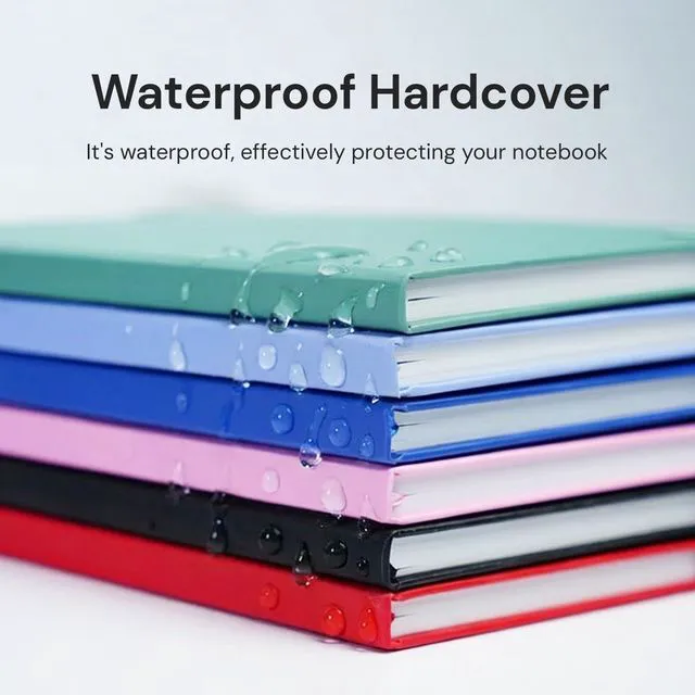 Alt view image 5 of 7 - A4 Lined Journal Notebooks 3 Pack, 8.5 x 11 College Ruled Journal Notebooks, 160 Pages, Lined Notebooks for Thick Paper, Large Notebook, Black, Red, Blue