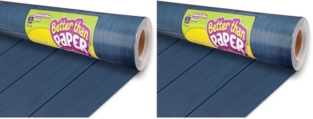 Main image of Admiral Blue Wood Better Than Paper® Bulletin Board Roll, 4 foot x 12 foot (Pack of 2)