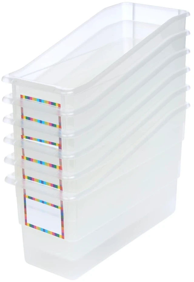 Main image of Durable Book & Binder Holders - 6 Pack - Clear