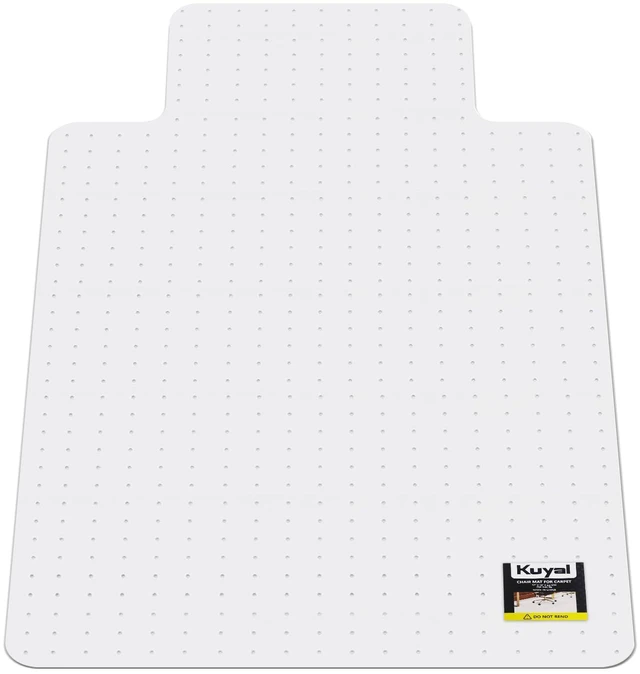 Main image of Office Chair Mat for Carpet, Clear Heavy Duty Computer Chair Mat 36''x48"with Lip, Under Desk Protector Carpeted Floors Mat, Easy Chair Movement,Ship Flat
