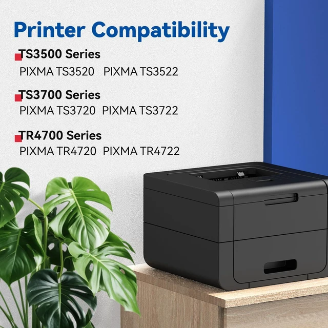 Alt view image 3 of 6 - 275XL 276XL Ink Cartridge Compatible for Canon PG-275 CL-276 XL Black Color for Cannon TR4720 TR4700 TR4722 TS3522 TS3500 TS3720 TS3722 Printer Ink Cartridge High Yield for PG275 CL276 XL combo pack