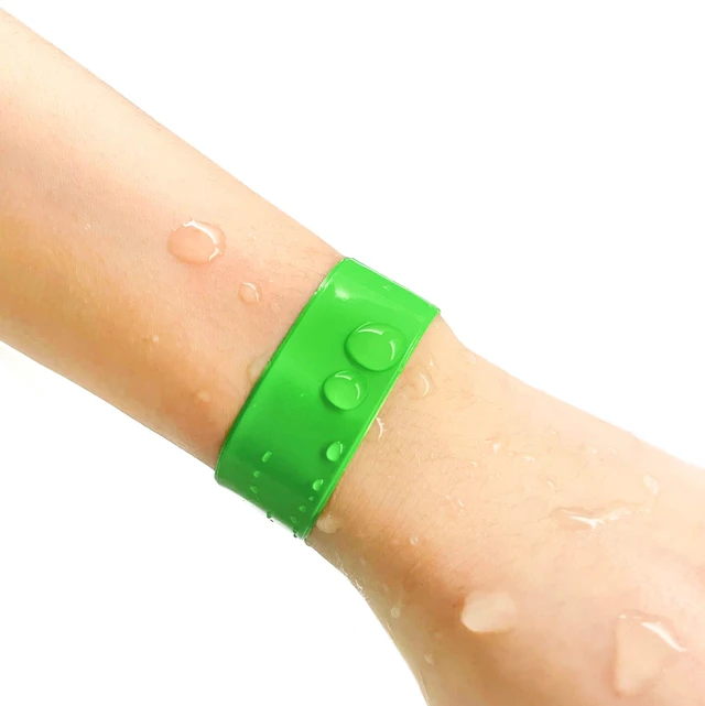 Alt view image 4 of 6 - Plastic Wristbands Neon Green 500 Pack, Viny Wristbands for Events Disposable Event Wristbands, Waterproof Security, Colored Identification Wristbands for Party, Concert, Bar, Club, Festival
