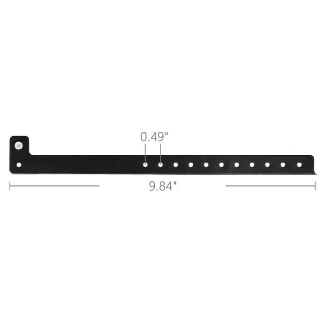 Alt view image 2 of 7 - Plastic Wristbands Black 500 Pack, Viny Wristbands for Events Disposable Event Wristbands, Waterproof Security, Colored Identification Wristbands for Party, Concert, Bar, Club, Festival