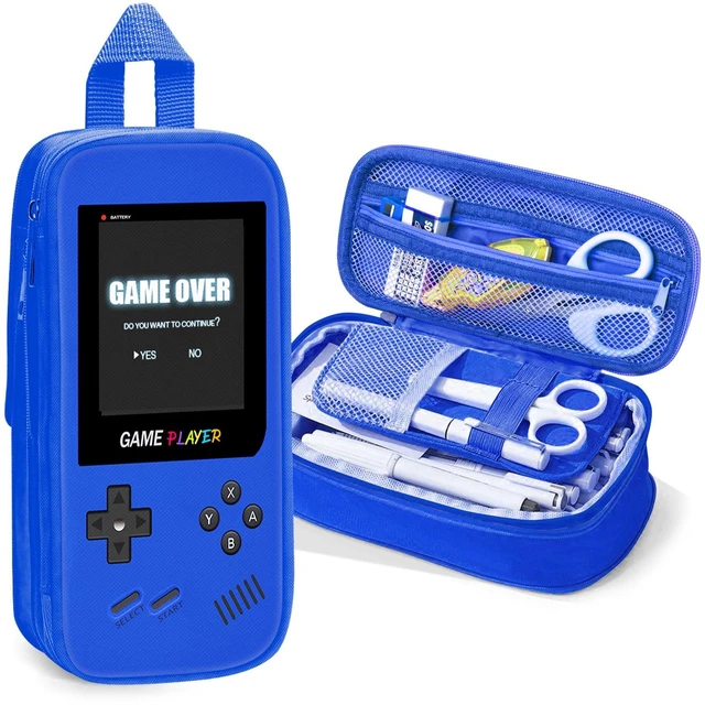 Main image of Gamer Pencil Case for Boys - Large Boys Pencil Pouch for School Supplies, Portable Video Game Pen Bag with Zipper, Big Capacity Pen Box, Compartments Stationary Organizer for Kids Teens Adults