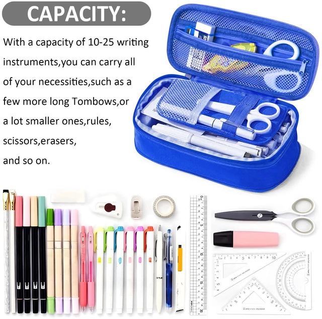 Alt view image 5 of 7 - Gamer Pencil Case for Boys - Large Boys Pencil Pouch for School Supplies, Portable Video Game Pen Bag with Zipper, Big Capacity Pen Box, Compartments Stationary Organizer for Kids Teens Adults