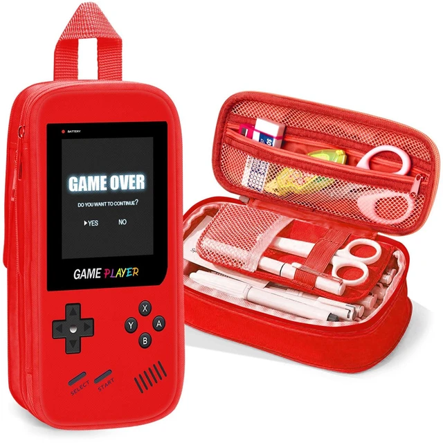 Main image of Gamer Pencil Case for Boys - Large Boys Pencil Pouch for School Supplies, Portable Video Game Pen Bag with Zipper, Big Capacity Pen Box, Compartments Stationary Organizer for Kids Teens Adults