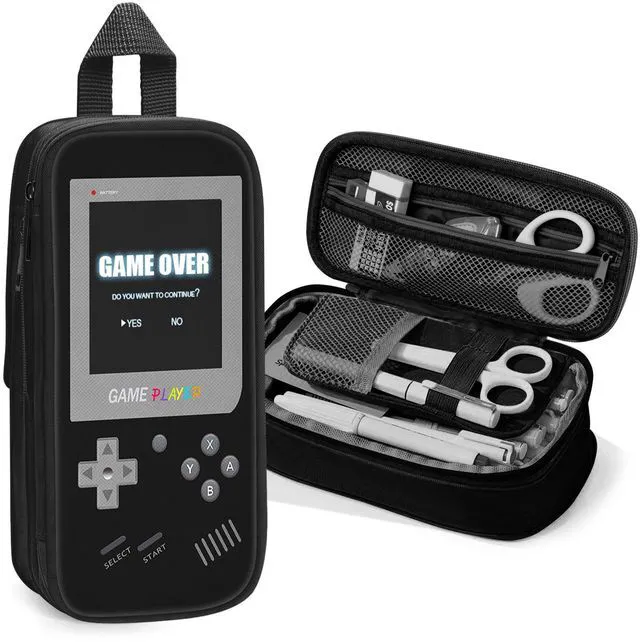 Main image of Gamer Pencil Case for Boys - Large Boys Pencil Pouch for School Supplies, Portable Video Game Pen Bag with Zipper, Big Capacity Pen Box, Compartments Stationary Organizer for Kids Teens Adults